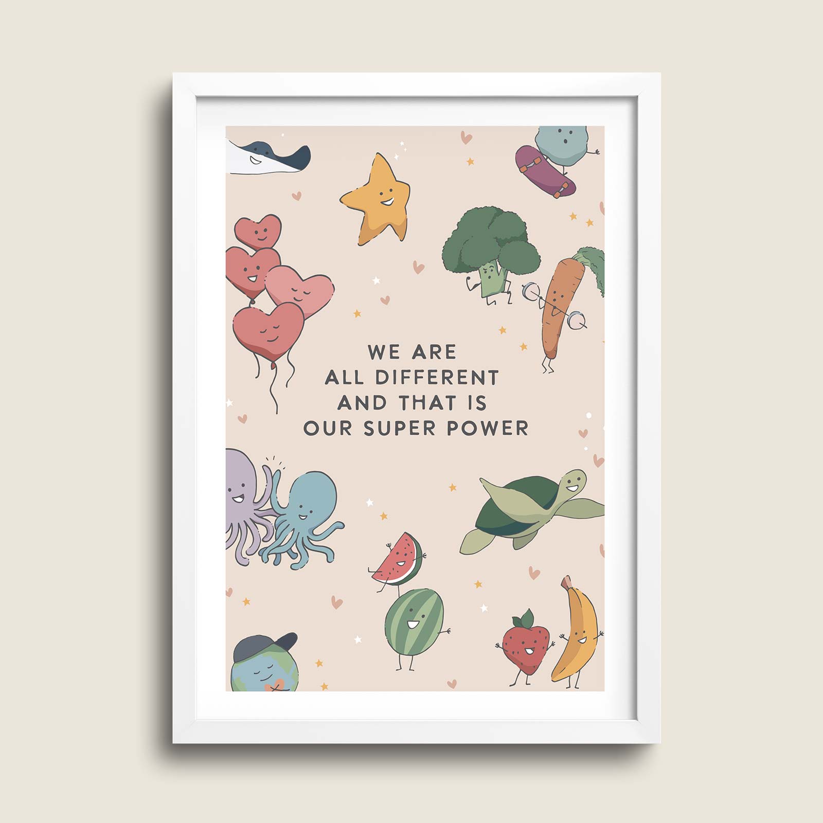 All Different Affirmations - We Are All Different – Art Lovers Republic